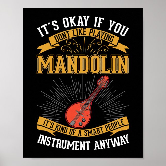 Mandolin Mandolinist 1 Poster (Framsidan)
