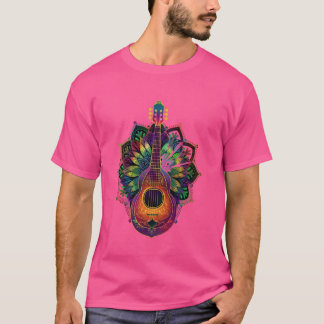 Mandolin Mandolinist Instrument Popart T Shirt