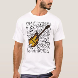 Mandolin Musik noter Mandolinist Musician T Shirt