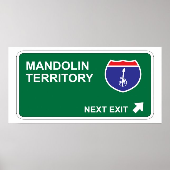 Mandolin Next Exit Poster (Framsidan)
