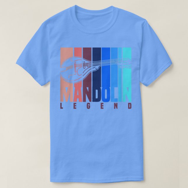 Mandolin Player Musician Bluegrass Music  T Shirt (Design framsida)