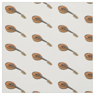 Mandolin serieillustration tyg