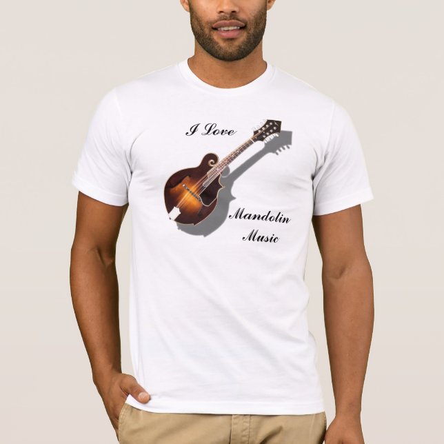 MANDOLIN-T-SHIRT T-SHIRT (Framsida)