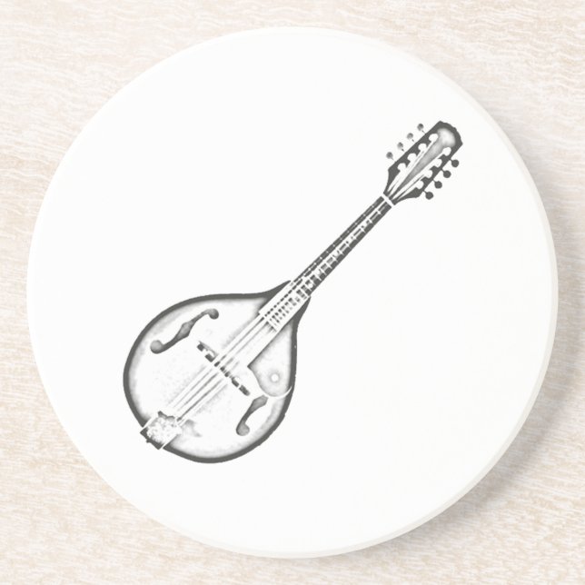 Mandolin "teckning ", underlägg (Framsidan)