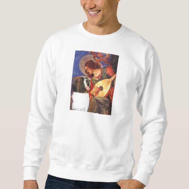 Mandolinängel - Sankt Bernhard Sweatshirt (Framsida)