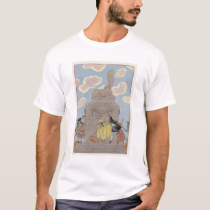 Mandoline illustration för "Fetes Galantes" vid P T-shirt