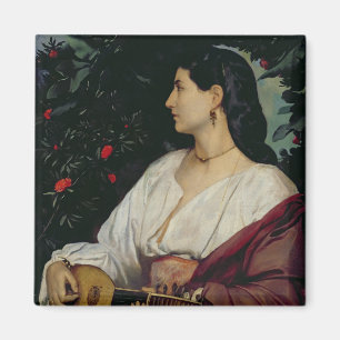 Mandolinspelare, 1865 magnet