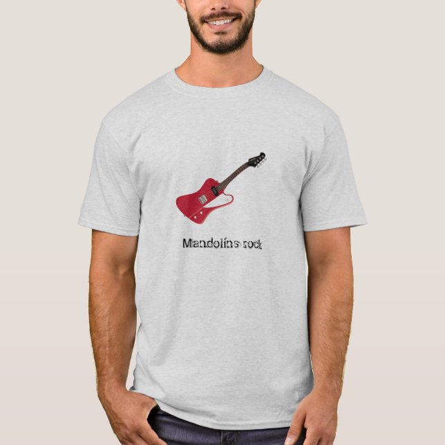 Mandolinssten T Shirt (Framsida)