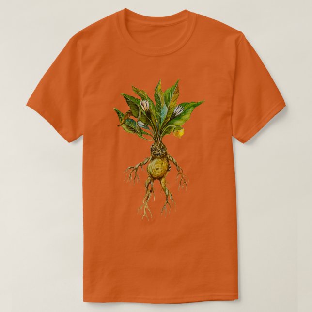 Mandrake Alchemy Herb T Shirt (Design framsida)