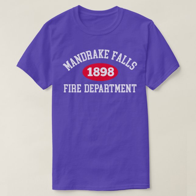 Mandrake Falls Fire Department T Shirt (Design framsida)