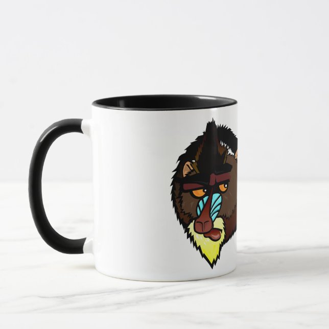 MANDRILL RINGER MUGG (Vänster)