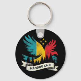 Mandru ca-s roman nyckelring