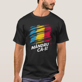 Mandru ca-s roman t shirt