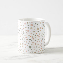 Mandy Confetti Watercolor Dots Klassisk Mugg