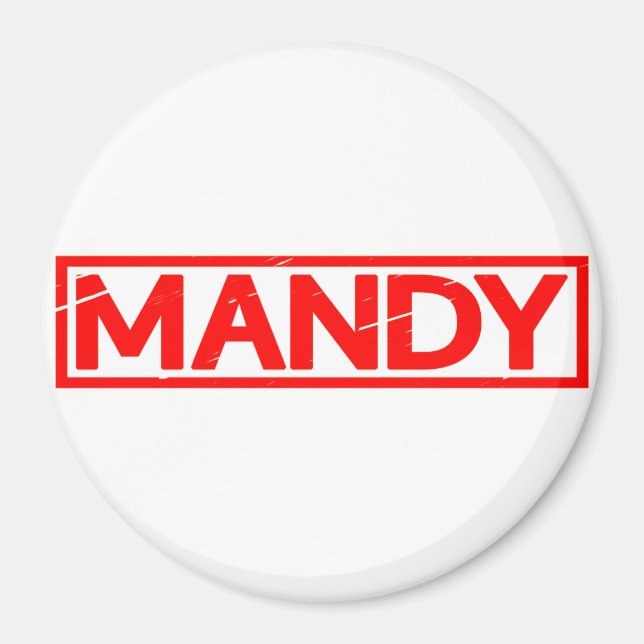Mandy Frimärke Magnet (Framsidan)