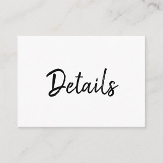 Mandy Minimalistiska Enkla Inneslutningskort Tilläggskort