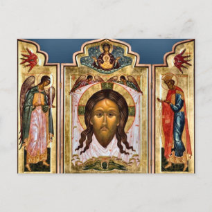 Mandylion Orthodox Christian Icon Vykort