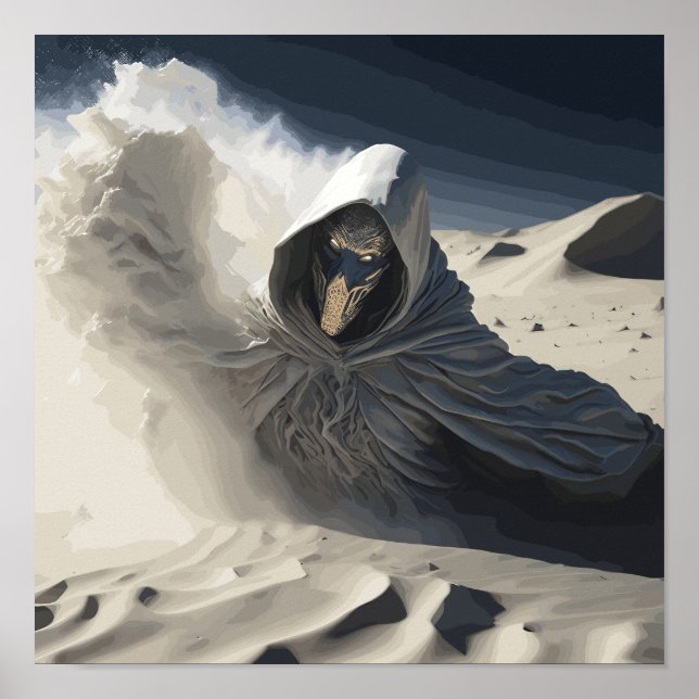 Måne Alien Poster (Framsidan)