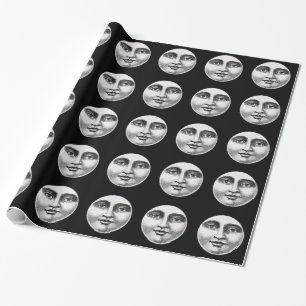 Måne Ansikte Presentpapper