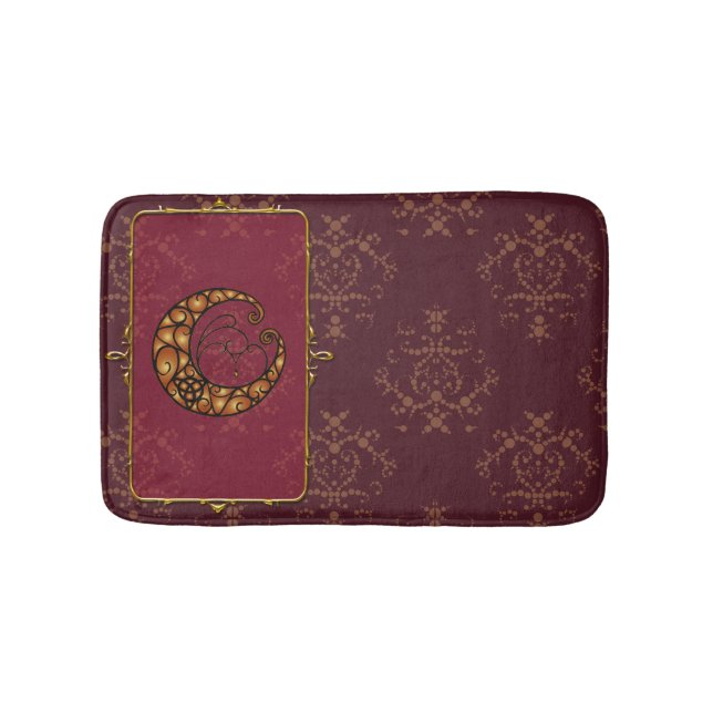 Måne är Mine Brown Badrumsmatta (Framsidan)