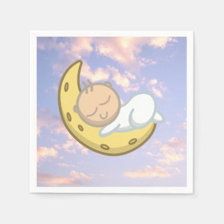 Måne Baby design Pappersservett