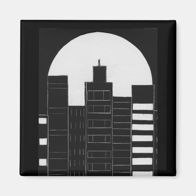 MÅNE BELYSNING MAGNET (Framsidan)