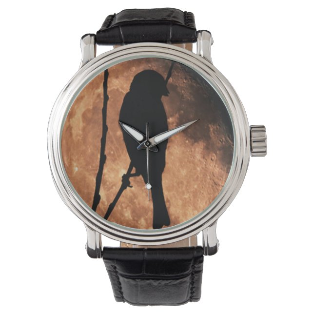 Måne Bird Watch Armbandsur (Framsida)