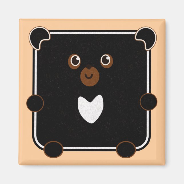 Måne björn magnet (Framsidan)