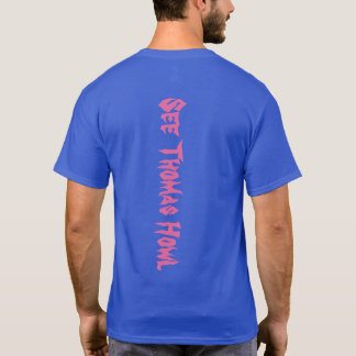 (Måne Blue) STH Logotyp T-Shirt med ryggstöd