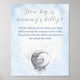 Måne Boy Shower hur stor är Mamma Belly? Poster