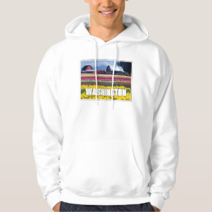 Måne Bridge & Pond i vinter   Seattle, Washington Hoodie