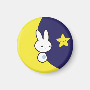 Måne Bunny Magnet