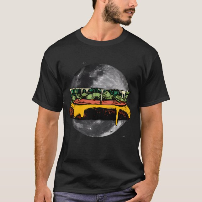 Måne Burger T Shirt (Framsida)