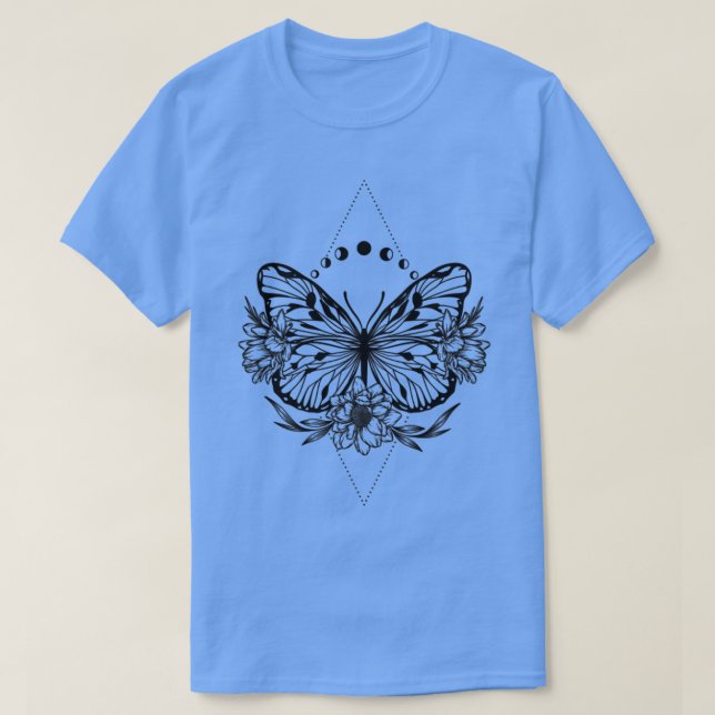 Måne Butterfly T Shirt (Design framsida)