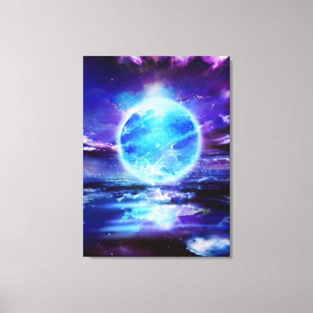 måne canvastryck (Framsida)