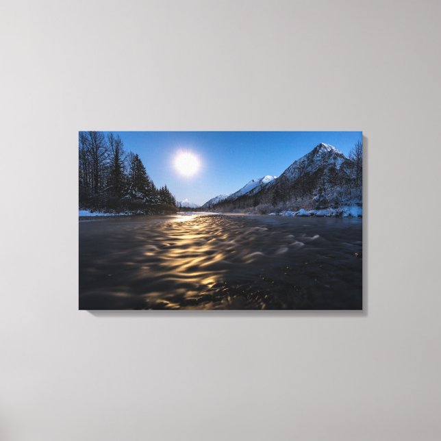 Måne Canvastryck (Framsida)