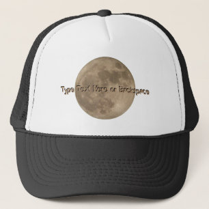 Måne Cap Personlig full Moon Hats Trucker keps