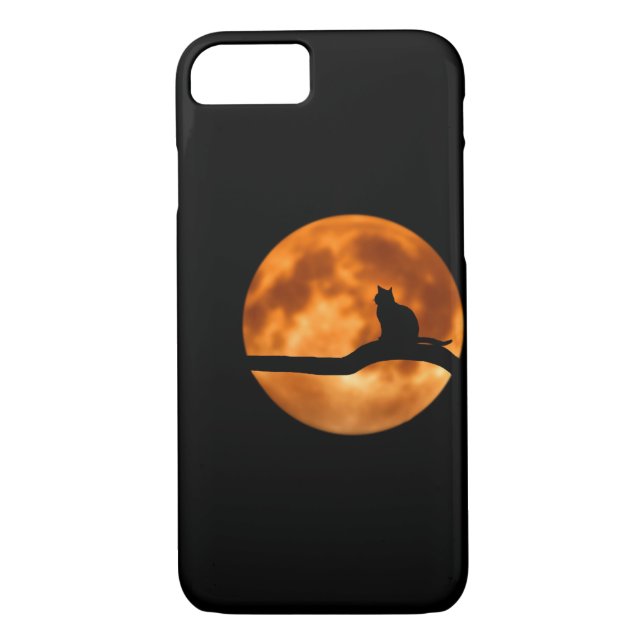 Måne Cat Phonecase Case-Mate iPhone Skal (Baksida)