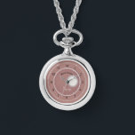 Måne Catcher Dusky Rosa Cute Necklace Armbandsur<br><div class="desc">En unik personlig Måne Catcher dammhaltig rosa Ewatch. En novelty-presentidé för att fånga måne-energi.</div>