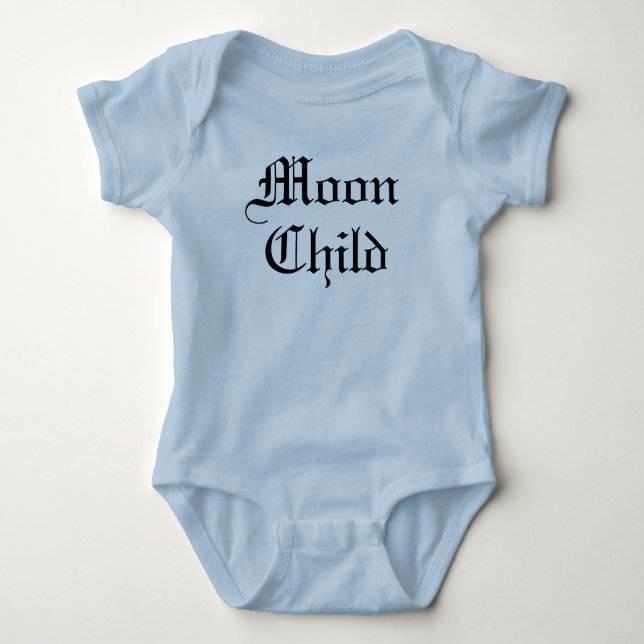 Måne Child Baby Bodykostdräkt T Shirt (Framsida)