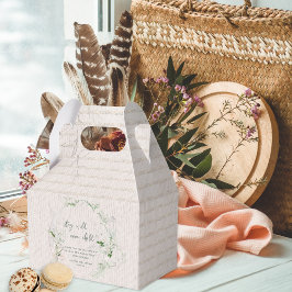 Måne Child | Boho Hippie Baby Shower-favoritruta Presentaskar