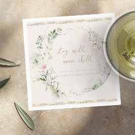 Måne Child | Boho Hippie Baby Shower Pappersservett