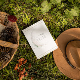 Måne Child | Boho Hippie Baby Shower Tack Kort