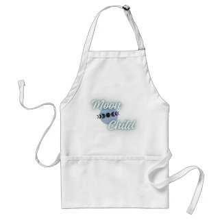 Måne Child Boho Måne Phases Apron Förkläde
