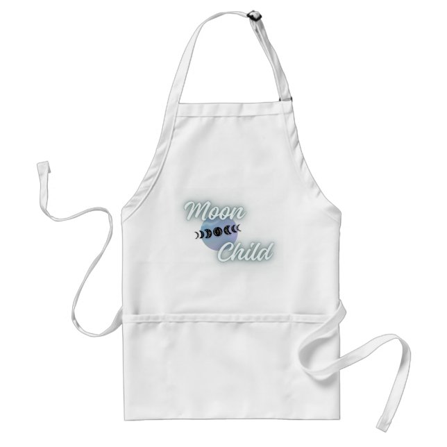 Måne Child Boho Måne Phases Apron Förkläde (Framsidan)