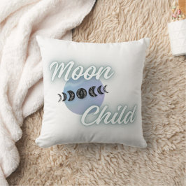 Måne Child Boho Måne Phases Dekorativ kudde