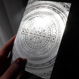 Måne Child Mandala Triple Måne Witch Folierat Kort