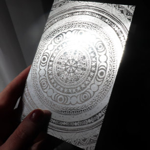 Måne Child Mandala Triple Måne Witch Folierat Kort