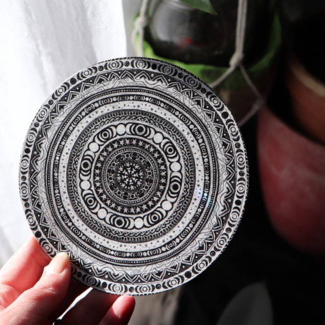 Måne Child Mandala Triple Måne Witch Julkort (Skapare uppladdad)