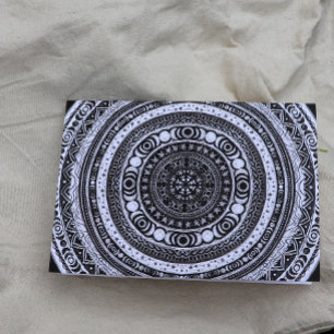Måne Child Mandala Triple Måne Witch Kort